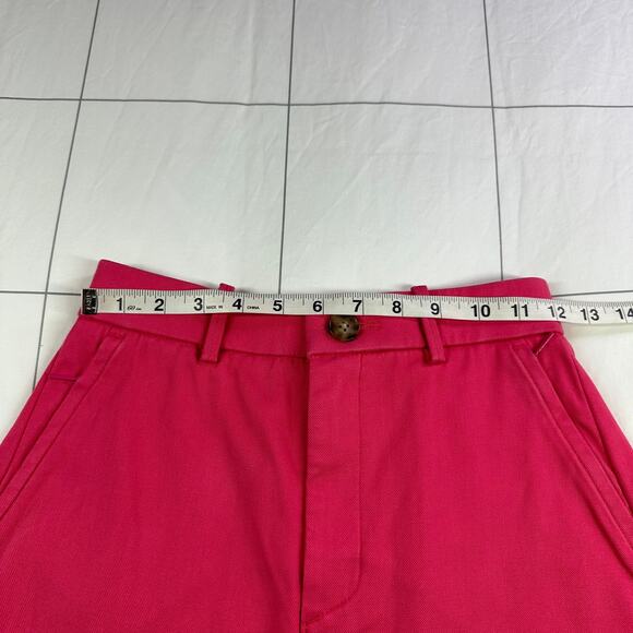 Spanx Shorts Womens XS Pink Tulip Twill 5" High Rise Chino Stretch Smooth Casual - Picture 7 of 12